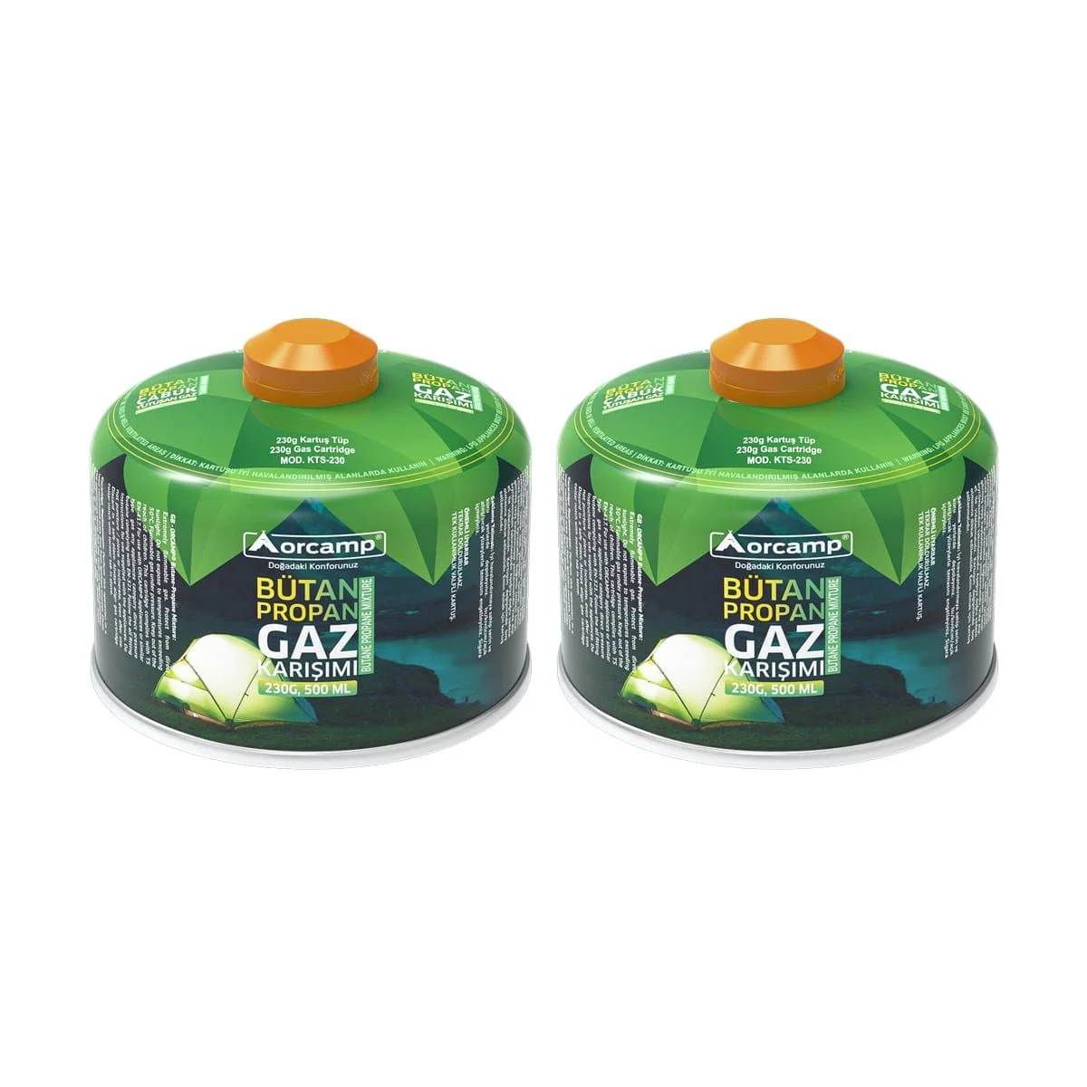 Orcamp 230 Gram Setli Gaz Kartuşu